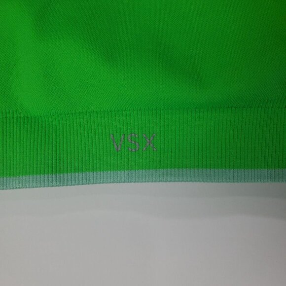 VICTORIA'S SECRET SPORT Women Bra XSmall Neon Green Mesh Elastic Band No Padding - Picture 5 of 6